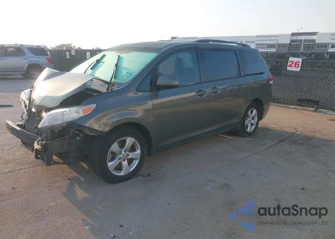 2012 Toyota Sienna Le из США, поврежденный, VIN 5TDKK3DC0CS176430